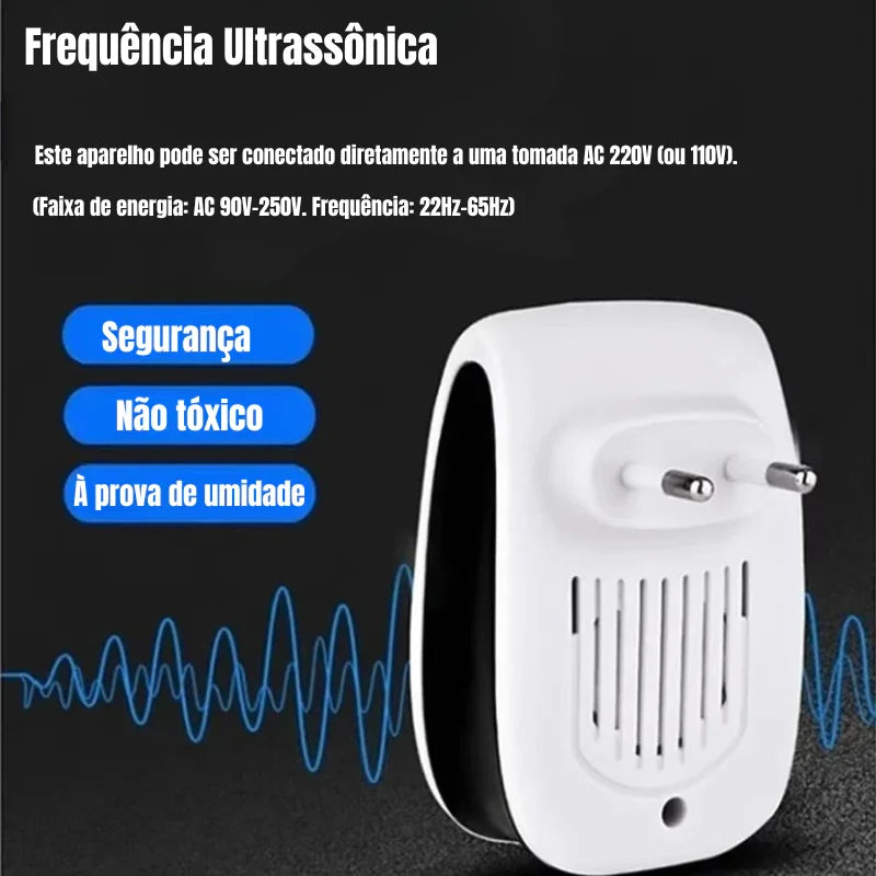 Repelente Ultrassônico de Pragas