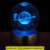 Luminária Bola de Cristal 3D